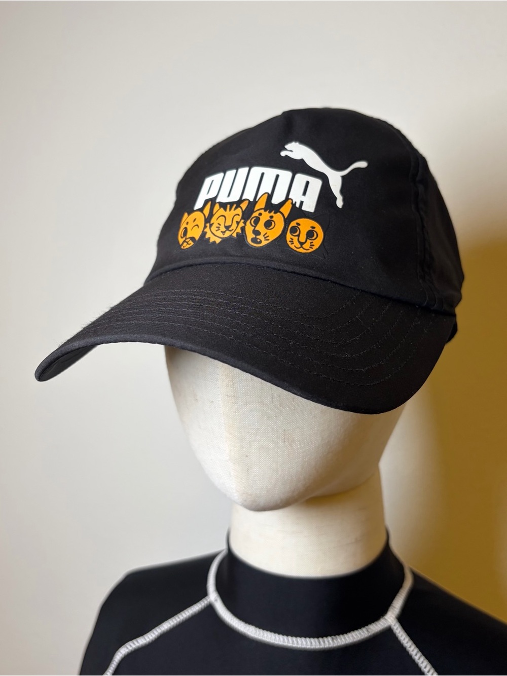 Puma Mates Black Baseball Cap for Youth